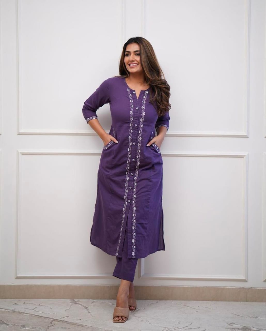 Long Straight-Cut Kurti