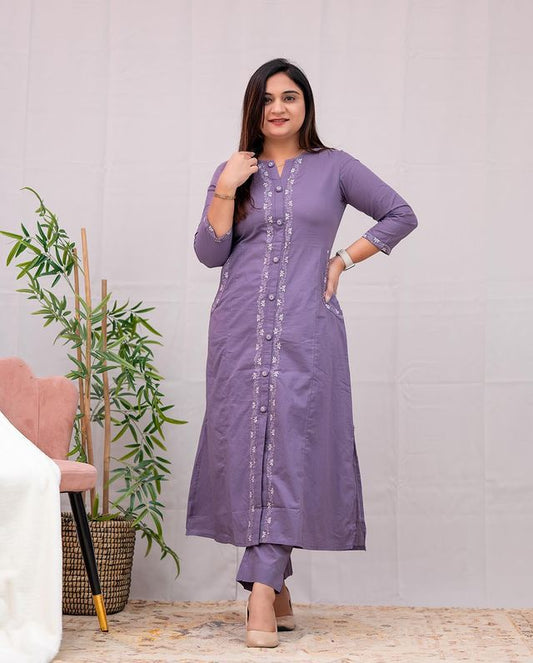 Long Straight-Cut Kurti