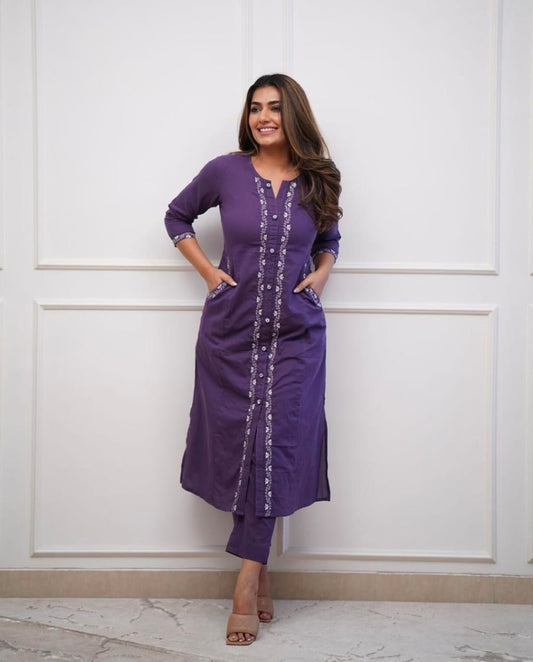 Long Straight-Cut Kurti